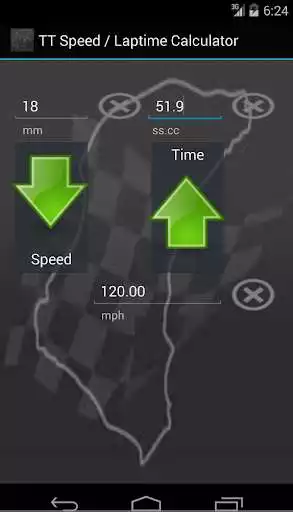 Play TT Speed / Laptime Calculator