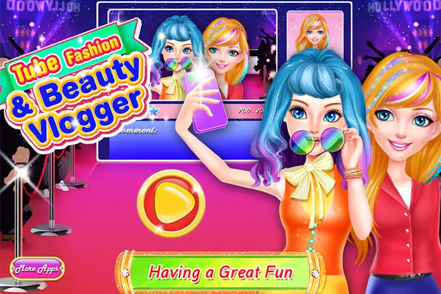 Play Tube Fashion and Beauty Vlogger - Tuber Girl Power  and enjoy Tube Fashion and Beauty Vlogger - Tuber Girl Power with UptoPlay