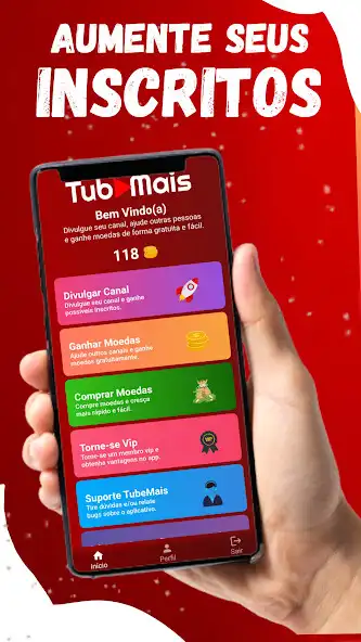 Play TubeMais - Ganhar Inscritos  and enjoy TubeMais - Ganhar Inscritos with UptoPlay