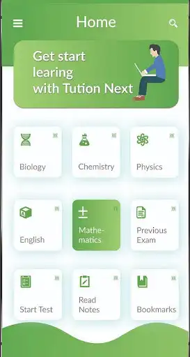 Play Tuition Next - Learning app for class 10th as an online game Tuition Next - Learning app for class 10th with UptoPlay