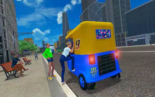 Play Tuk Tuk Auto Rickshaw Driving as an online game Tuk Tuk Auto Rickshaw Driving with UptoPlay