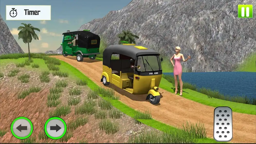 Play Tuk Tuk Auto Rickshaw Game 23 as an online game Tuk Tuk Auto Rickshaw Game 23 with UptoPlay