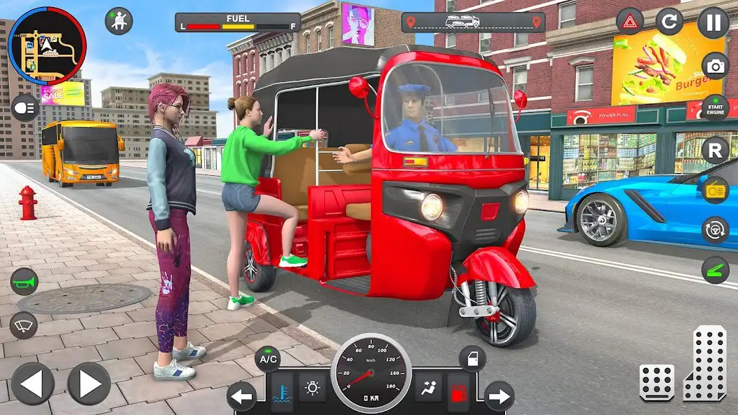 Play TukTuk Auto Rickshaw Taxi Game as an online game TukTuk Auto Rickshaw Taxi Game with UptoPlay