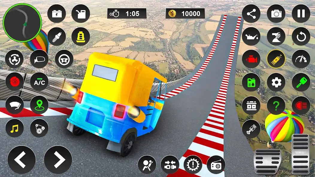 Play Tuk Tuk Auto Rikshaw - Stunt as an online game Tuk Tuk Auto Rikshaw - Stunt with UptoPlay