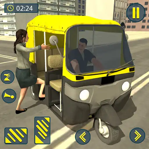 Play Tuk Tuk Auto Taxi Driving Game APK