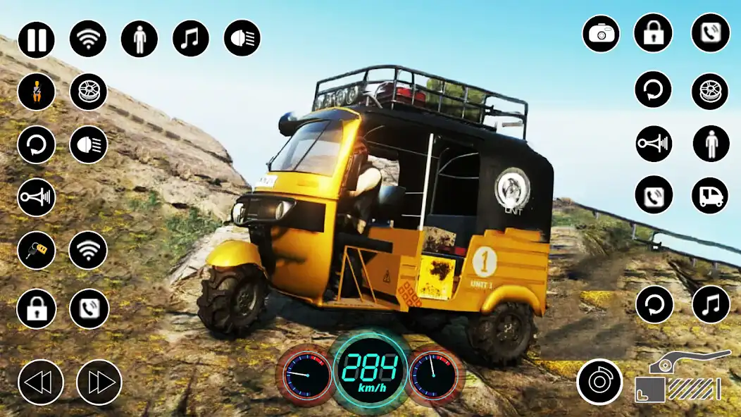 Play Tuk Tuk Rickshaw Driver 2023 as an online game Tuk Tuk Rickshaw Driver 2023 with UptoPlay
