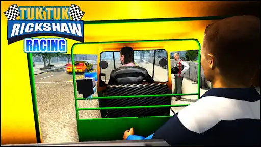 Play Tuk Tuk Rickshaw Racing : City Simulator as an online game Tuk Tuk Rickshaw Racing : City Simulator with UptoPlay