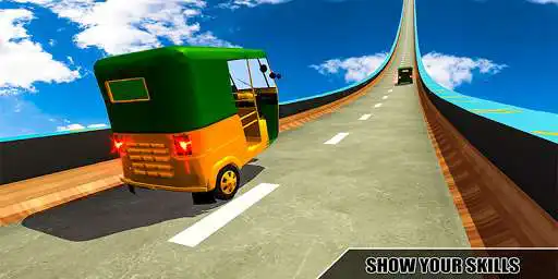 Play Tuk Tuk Rickshaw Stunts Driver 2019 as an online game Tuk Tuk Rickshaw Stunts Driver 2019 with UptoPlay