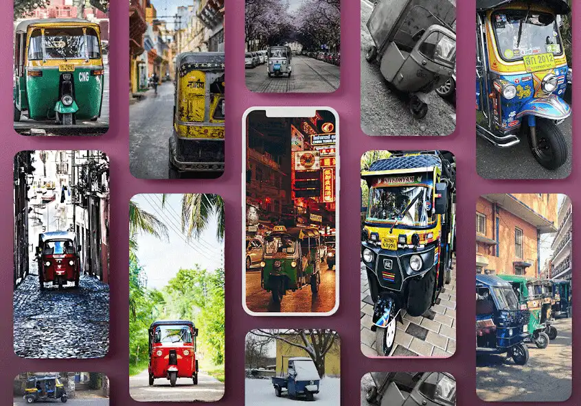 Play Tuk Tuk Rickshaw wallpapers  and enjoy Tuk Tuk Rickshaw wallpapers with UptoPlay