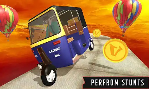 Play Tuk Tuk Simulator: Rikshaw Vertical Ramp Stunts  and enjoy Tuk Tuk Simulator: Rikshaw Vertical Ramp Stunts with UptoPlay