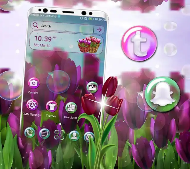 Play Tulip Flower Launcher Theme  and enjoy Tulip Flower Launcher Theme with UptoPlay