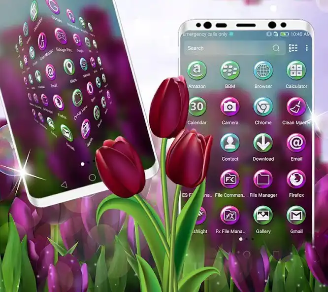 Play Tulip Flower Launcher Theme as an online game Tulip Flower Launcher Theme with UptoPlay