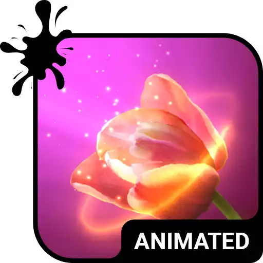Play Tulips Animated Keyboard + Live Wallpaper APK