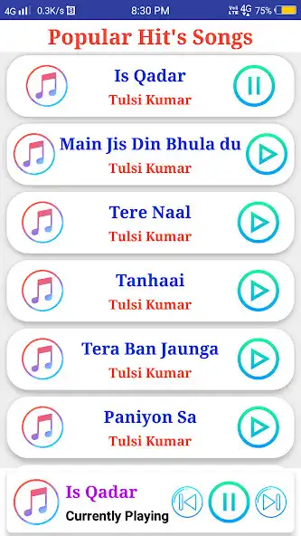 Play Tulsi Kumar All Songs  and enjoy Tulsi Kumar All Songs with UptoPlay