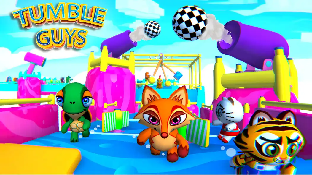 Play Tumble Guys: Run Battle Royale  and enjoy Tumble Guys: Run Battle Royale with UptoPlay