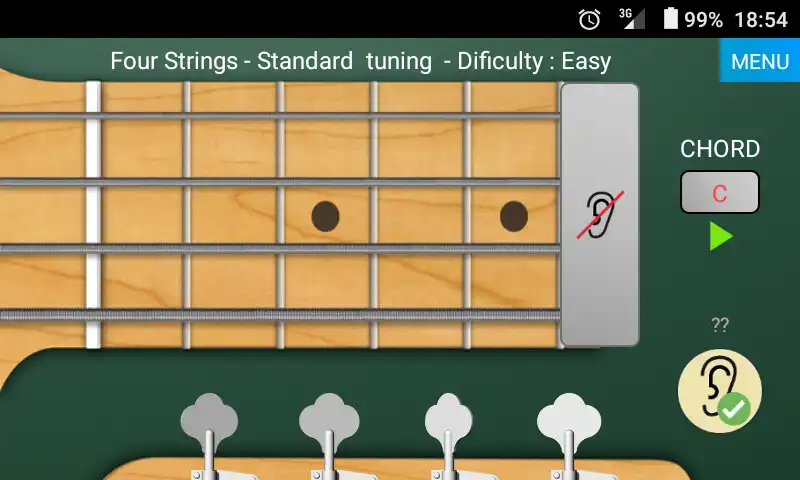Play Tune By Ear Bass Guitar  and enjoy Tune By Ear Bass Guitar with UptoPlay