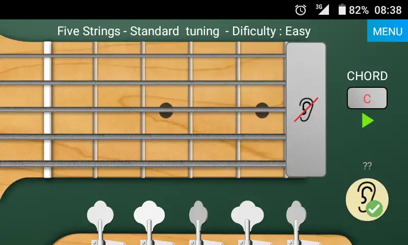 Play Tune By Ear Bass Guitar as an online game Tune By Ear Bass Guitar with UptoPlay