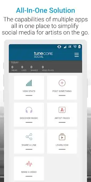 Play TuneCore Social - Scheduler  Social Media Manager as an online game TuneCore Social - Scheduler  Social Media Manager with UptoPlay