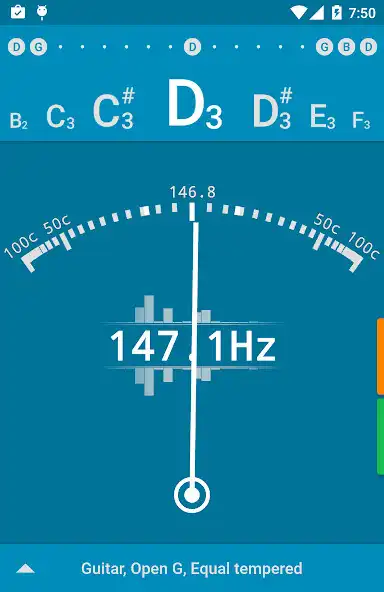Play Tuner - gStrings as an online game Tuner - gStrings with UptoPlay