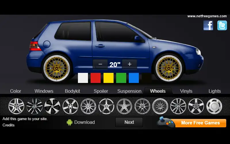 Play Tuning Golfe 4 as an online game Tuning Golfe 4 with UptoPlay
