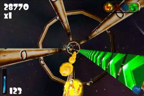 Play Tunnel Ball 3D as an online game Tunnel Ball 3D with UptoPlay