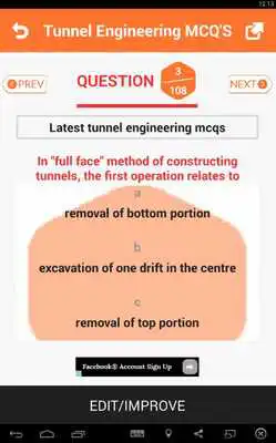 Play Tunnel Engineering MCQs