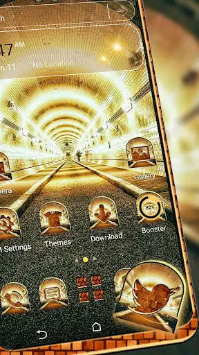 Play Tunnel Lights Launcher Theme  and enjoy Tunnel Lights Launcher Theme with UptoPlay