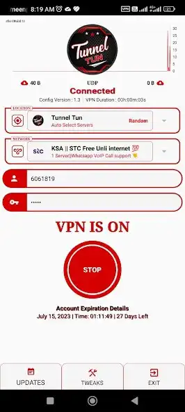 Play Tunnel Tun Vpn  and enjoy Tunnel Tun Vpn with UptoPlay
