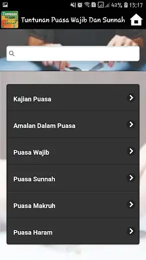 Play Tuntunan Puasa Wajib Dan Sunnah Lengkap as an online game Tuntunan Puasa Wajib Dan Sunnah Lengkap with UptoPlay