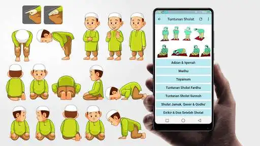 Play Tuntunan Sholat Indonesia Lengkap + Audio Offline  and enjoy Tuntunan Sholat Indonesia Lengkap + Audio Offline with UptoPlay