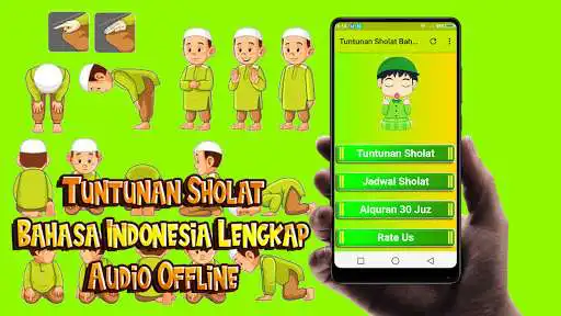 Play Tuntunan Sholat Indonesia Lengkap + Audio Offline as an online game Tuntunan Sholat Indonesia Lengkap + Audio Offline with UptoPlay
