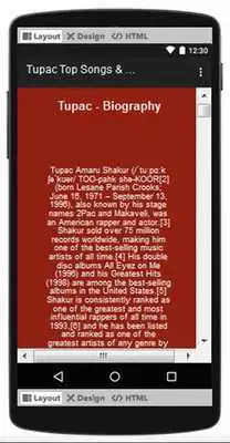 Play Tupac Top Songs  Hits Lyrics.