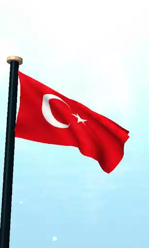 Play Turkey Flag 3D Free Wallpaper Play Turkey Flag 3D Free Wallpaper