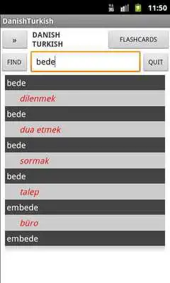 Play Turkish Danish Dictionary Play Turkish Danish Dictionary