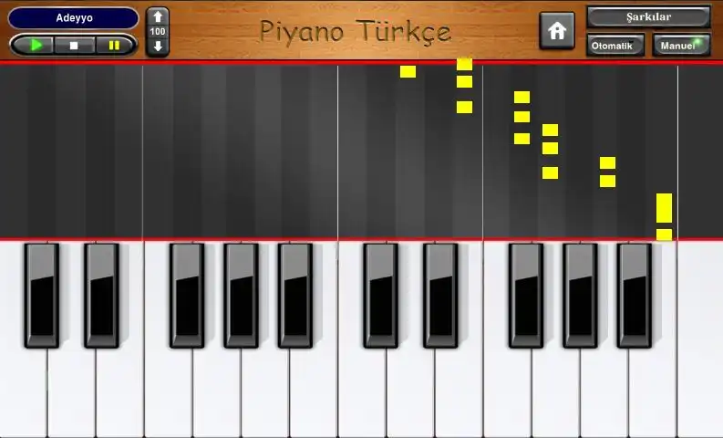 Play Turkish piano as an online game Turkish piano with UptoPlay