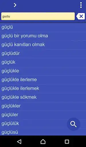 Play Turkish Urdu dictionary