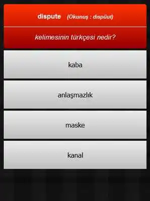 Play Turkish Word Test