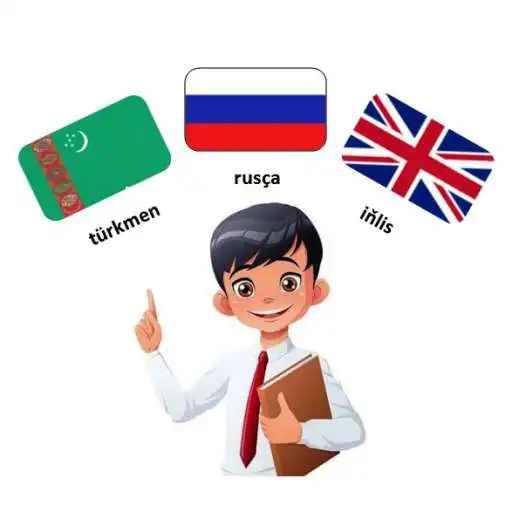 Play Turkmen Russian English phrasebook APK