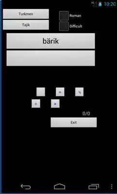 Play Turkmen Tajik Dictionary