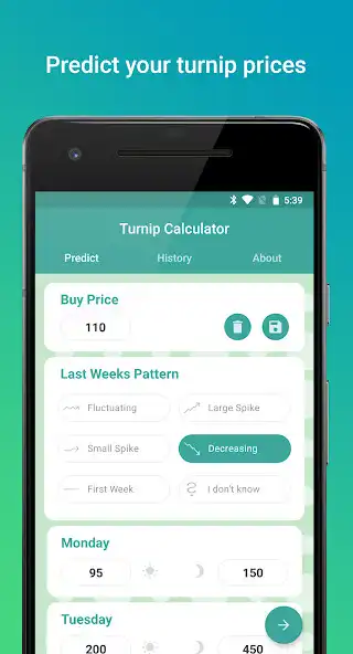 Play Turnip Calculator for ACNH  and enjoy Turnip Calculator for ACNH with UptoPlay