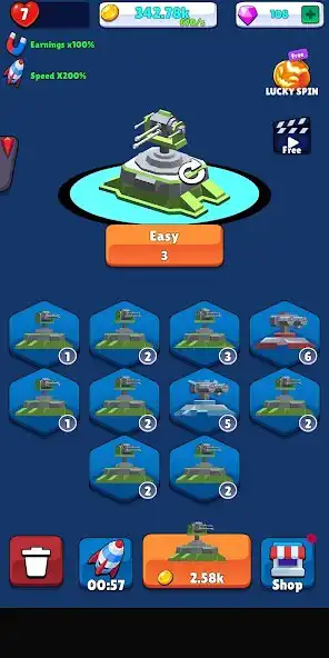 Play Turret Shot  Shooting Stack 3D as an online game Turret Shot  Shooting Stack 3D with UptoPlay