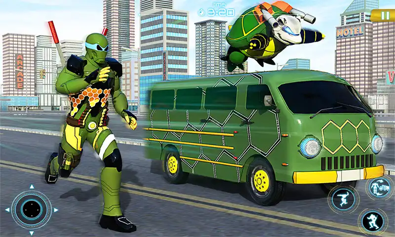 Play Turtle Robot Car Robot Games as an online game Turtle Robot Car Robot Games with UptoPlay