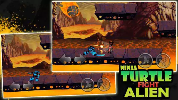 Play Turtles and Ninja fight Alien