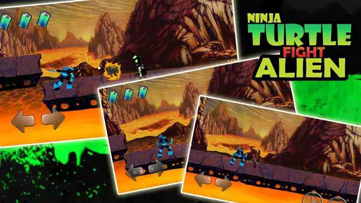 Play Turtles and Ninja fight Alien