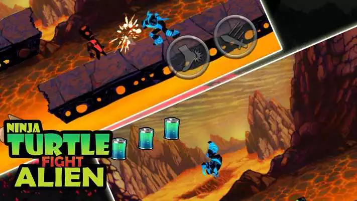 Play Turtles and Ninja fight Alien