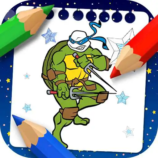 Play turtles coloring ninja game APK