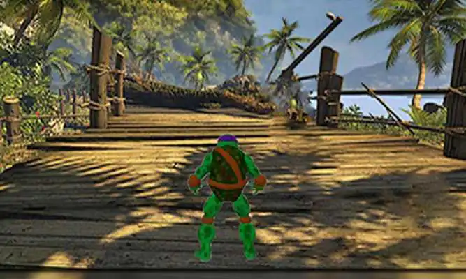 Play Turtle Shadows Ninja City Run