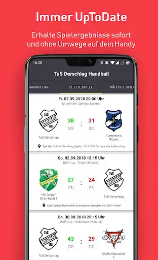 Play TuS Derschlag Handball as an online game TuS Derschlag Handball with UptoPlay
