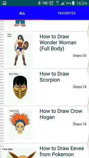 Play Tutorial Drawing Cartoon Characters as an online game Tutorial Drawing Cartoon Characters with UptoPlay