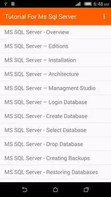 Play Tutorial For MS SQL Server